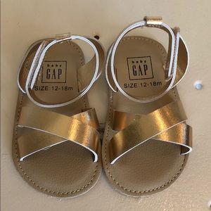 Baby Gold Sandals